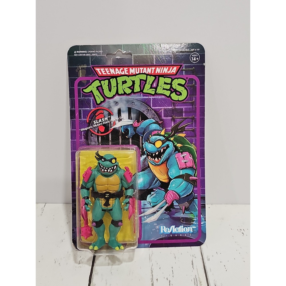 Super 7 ReAction Teenage Mutant Ninja Turtles Slash